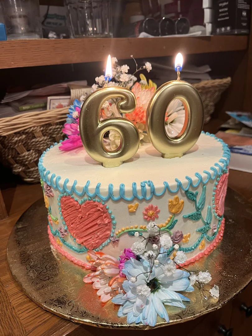 60th Birthday Celebration Cake — Reunion Catering