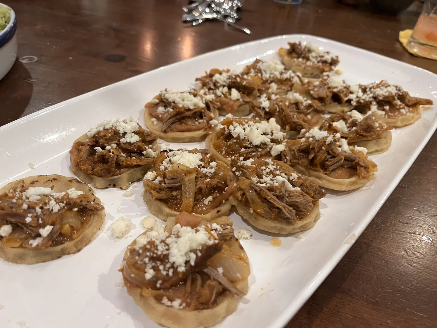 Pulled Pork Tostadas with Queso Fresco — Reunion Catering