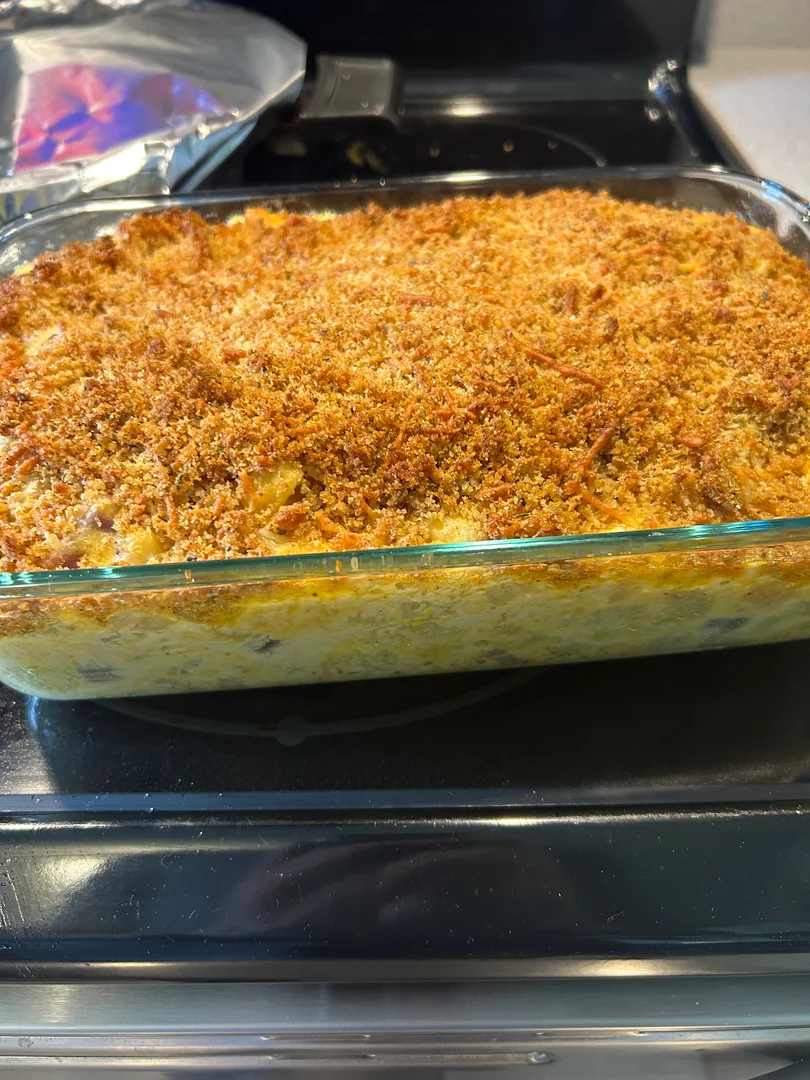 Mac and Cheese with Breadcrumb Topping — Chef Charles Schulman